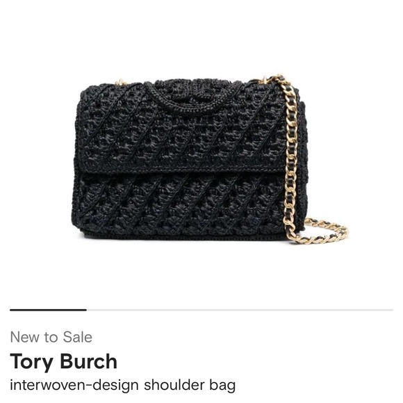 Tory Burch small Kira Raffia bag - Picture 2 of 6